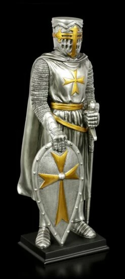 Kreuzritter Figur Mit Schwert Und Schild 11 Kreuzritter Figur Mit Schwert Und Schild -FIGUREN Verkäufe Tempelritter Figur Mit Schwert Und Schild Auf Boden 1280x1280