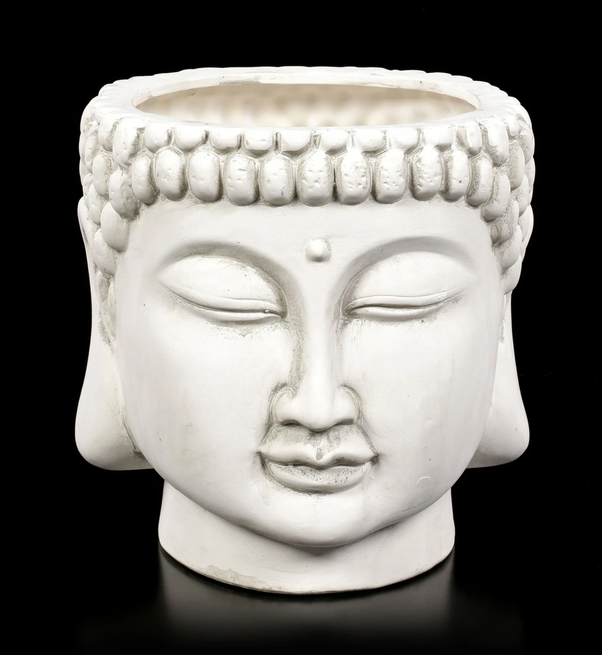 Terrakotta Blumentopf - Buddha Kopf 6 Terrakotta Blumentopf - Buddha Kopf – Bild 4