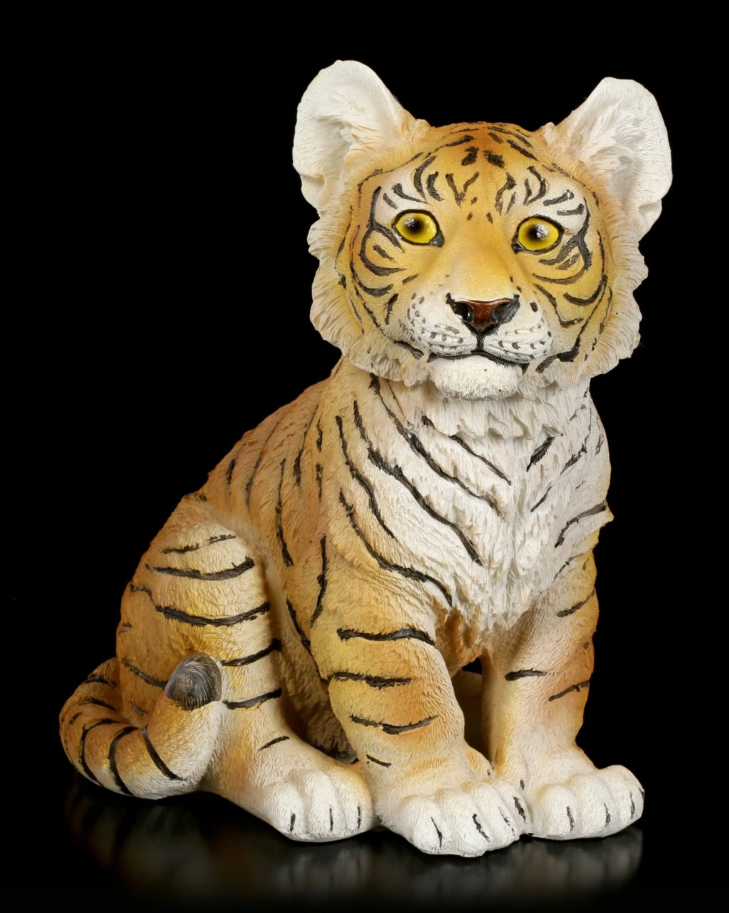 Tiger Baby Figur - Sitzend 2 Tiger Baby Figur - Sitzend