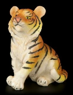 Tigerbaby Figur - Sitzend Auf Dem Boden