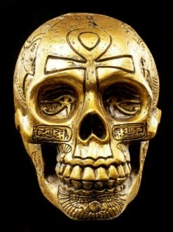 Ägyptischer Totenkopf - Goldfarben -FIGUREN Verkäufe Totenkopf Aegyptisch 1 1280x1280
