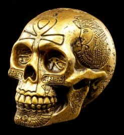 Ägyptischer Totenkopf - Goldfarben -FIGUREN Verkäufe Totenkopf Aegyptisch 2 1280x1280