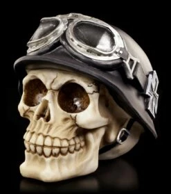 NEMESIS NOW Totenkopf - Iron Cross Mit Bikerhelm -FIGUREN Verkäufe Totenkopf Bikerhelm 2 1280x1280