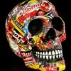 Bunter Totenkopf Mit Markenwerbung - Pop Art 2 Bunter Totenkopf Mit Markenwerbung - Pop Art -FIGUREN Verkäufe Totenkopf Bunt Pop Art 1280x1280