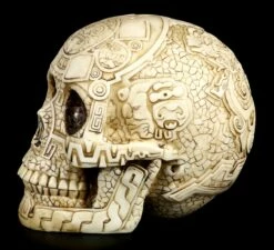 Totenkopf Mit Azteken Verzierungen -FIGUREN Verkäufe Totenkopf Figur Azteken Verzierungen 3 1280x1280