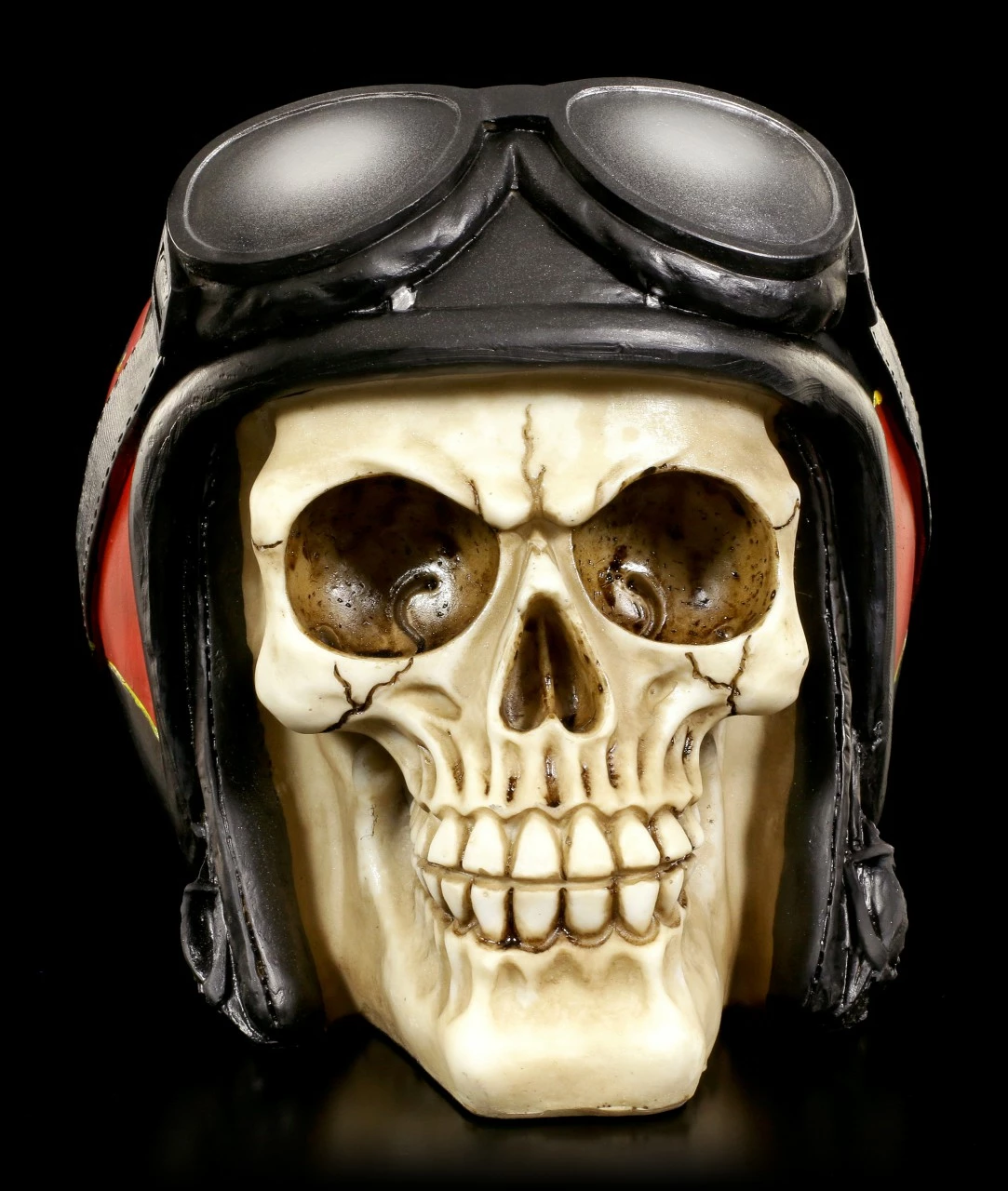 Totenkopf Mit Helm - Stuntman Hell Fire 4 Totenkopf Mit Helm - Stuntman Hell Fire – Bild 2