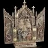Triptychon Flügelaltar - Geburt Jesus - Bronziert -FIGUREN Verkäufe Triptychon Geburt Jesus 1280x1280