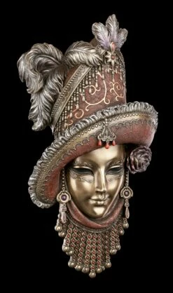 Venezianische Maske Mit Hut Und Federn -FIGUREN Verkäufe Venezianische Maske Mit Hut Und Federn 1 1280x1280
