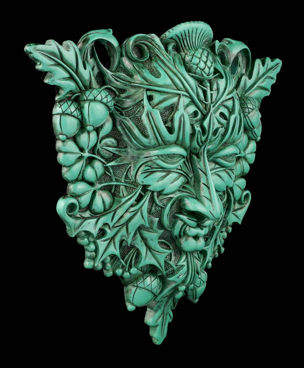 Waldgeist Wandrelief Keltisch - Greenman 4 Waldgeist Wandrelief Keltisch - Greenman – Bild 2