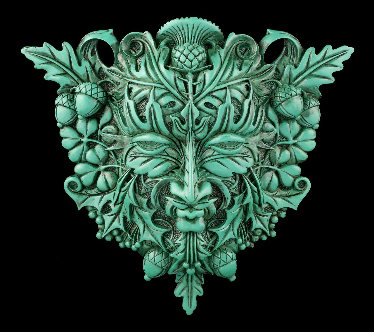 Waldgeist Wandrelief Keltisch - Greenman 3 Waldgeist Wandrelief Keltisch - Greenman