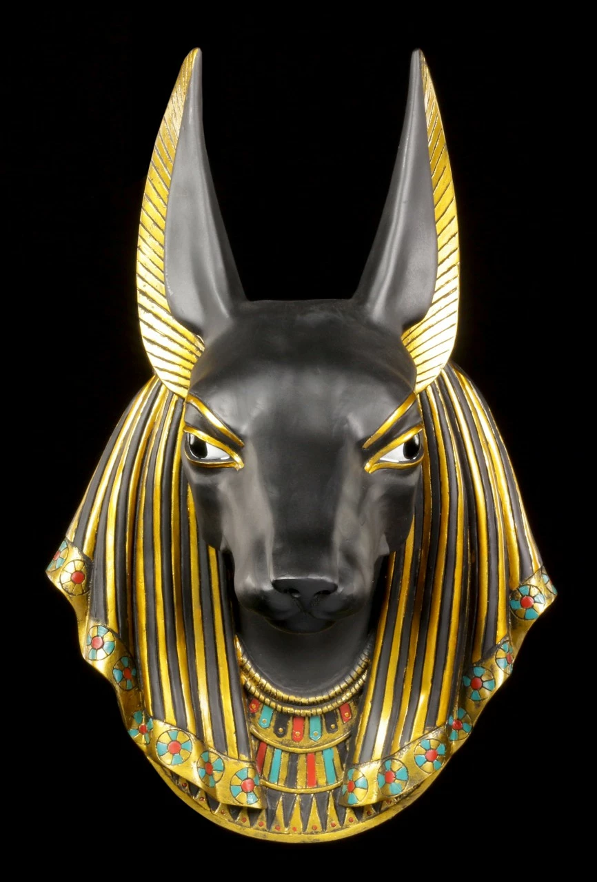 Ägyptisches Wandrelief - Anubis Kopf 4 Ägyptisches Wandrelief - Anubis Kopf – Bild 2