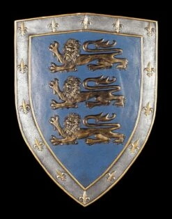 Wandrelief Schild - Drei Löwen