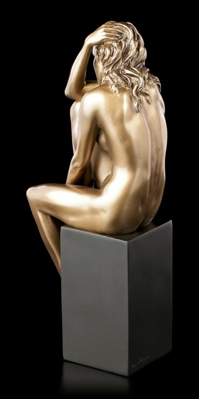 Weibliche Akt Figur - Auf Monolith Sitzend 6 Weibliche Akt Figur - Auf Monolith Sitzend – Bild 4