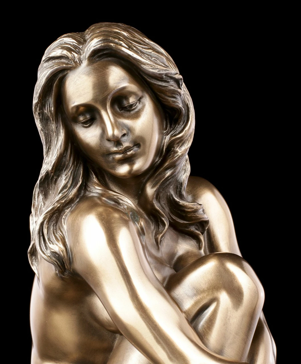 Weibliche Akt Figur - Sitzend Mit Blick Zum Boden 9 Weibliche Akt Figur - Sitzend Mit Blick Zum Boden – Bild 7