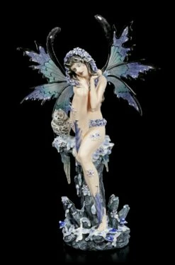 Winter Elfen Figur - Ciana Mit Schnee Eule