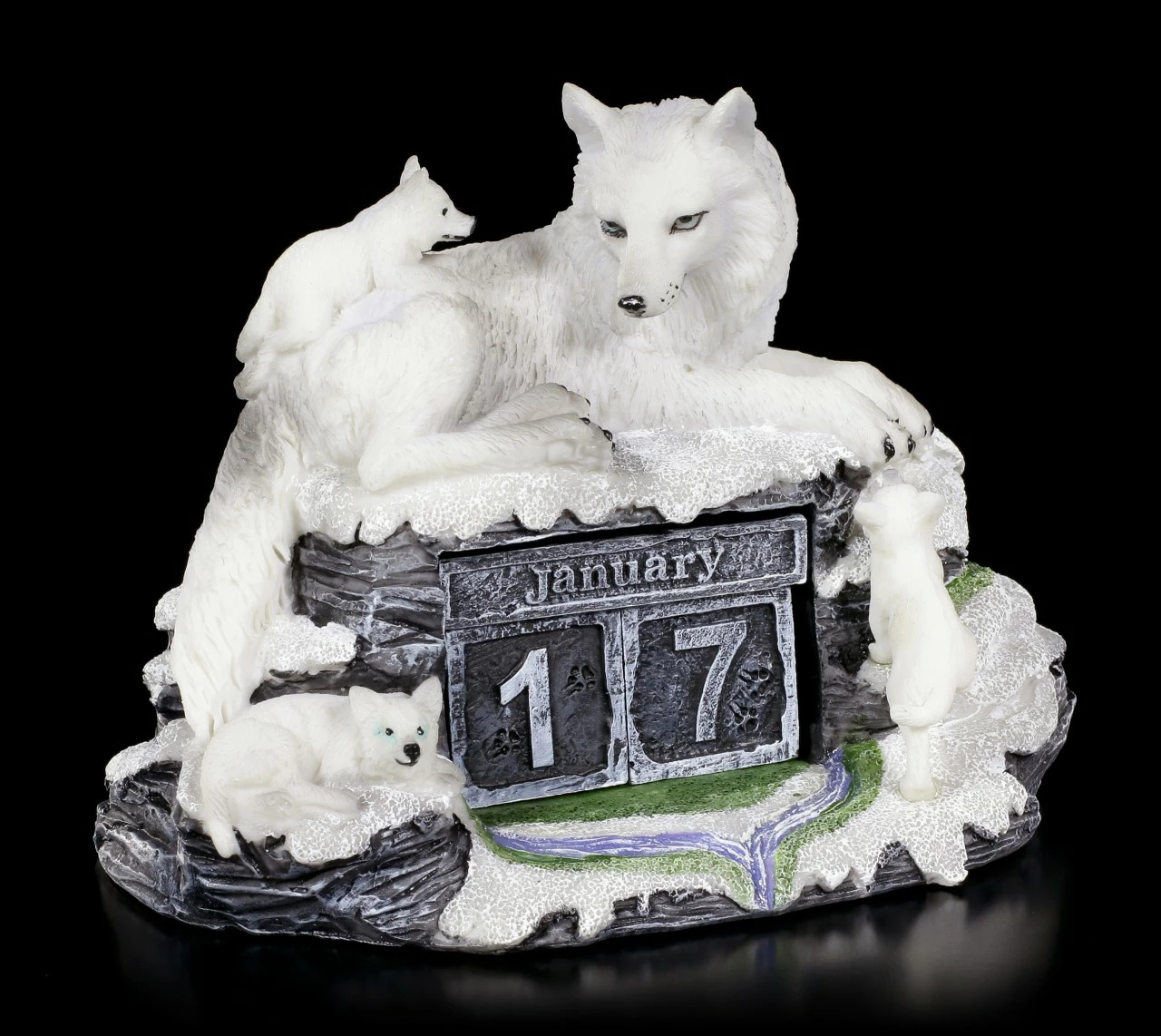 NEMESIS NOW Wolf Figur Als Kalender - Mother's Watch 4 NEMESIS NOW Wolf Figur Als Kalender - Mother's Watch – Bild 2