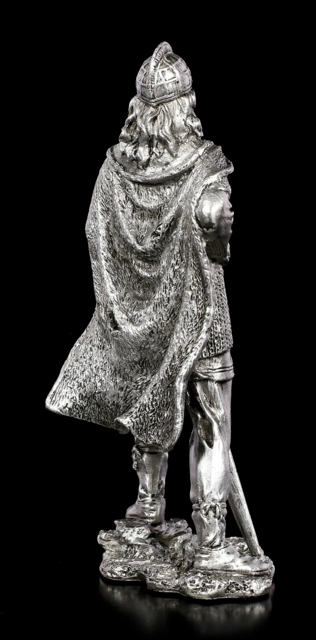 Zinn Wikinger Figur Mit Schwert 7 Zinn Wikinger Figur Mit Schwert – Bild 5